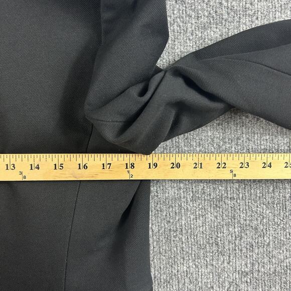 J Crew Blazer Womens 8 365 Going Out Stretch Twill Black Minimalist Casual Work - Picture 10 of 11